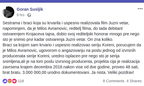 Goran Susljik Milos Avramovic