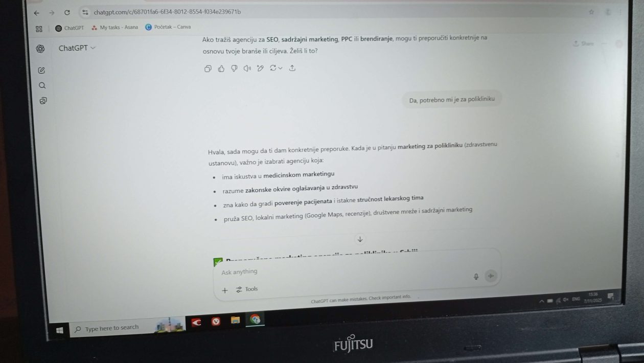 optimizacija za ChatGPT