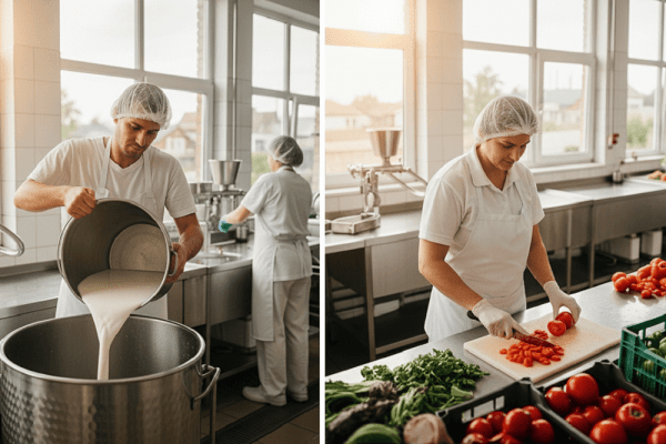 prerada voća, povrća, mleka